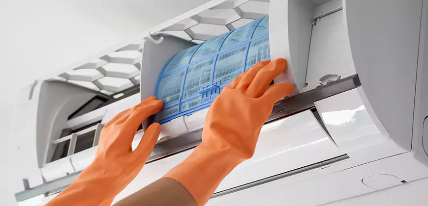AC Filter Cleaning in Bridgeport
