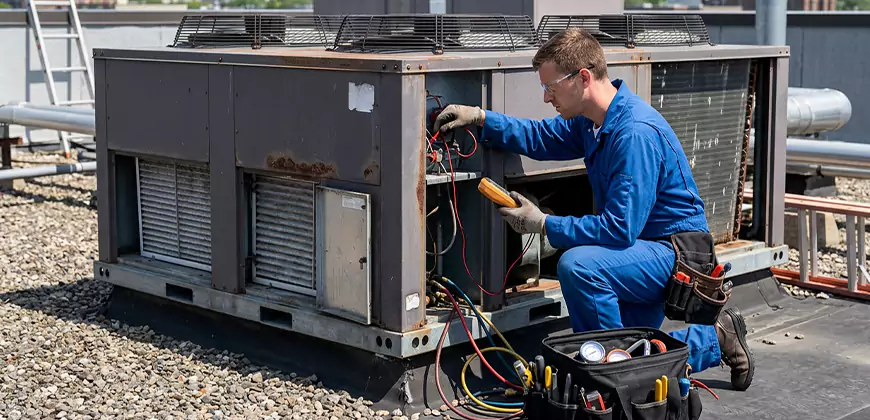 Package Unit Maintenance in Bridgeport