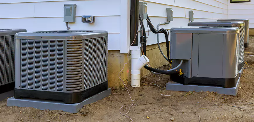 Central Air Condenser Setup in Bridgeport